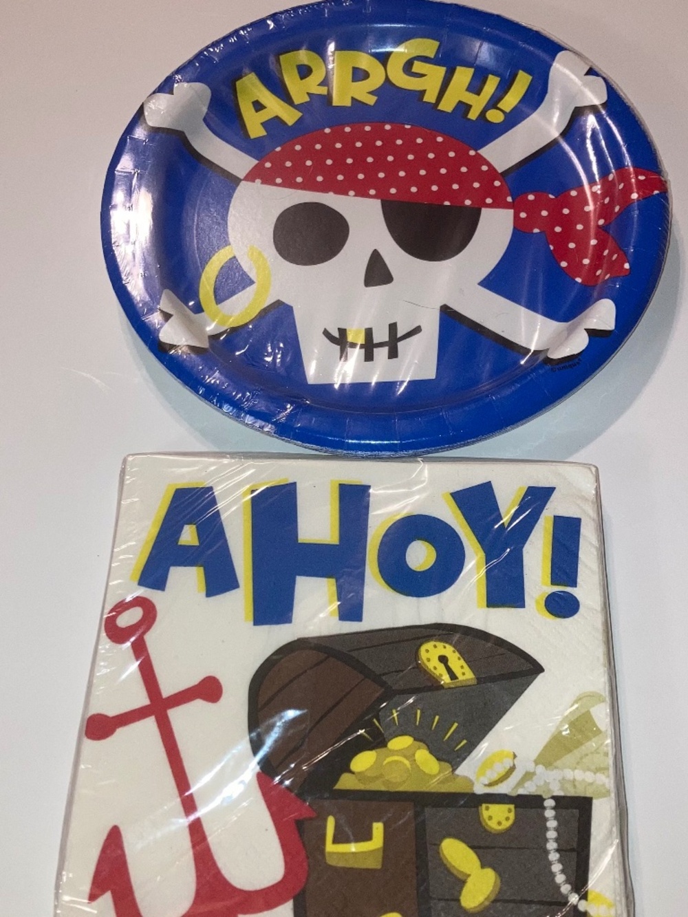 Pirate Birthday Party Supplies Plates Napkins